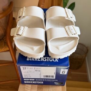 Birkenstock Arizona EVA in eggshell size 6